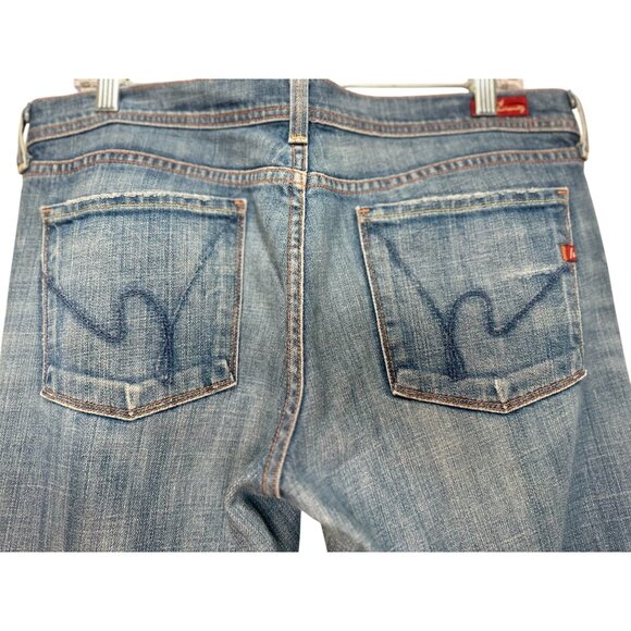 Citizens of Humanity Ingrid Low Waist Flare Jean Women 32 Blue Y2K Elena Gilbert - Picture 12 of 15